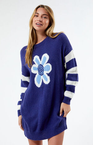 Knit Stripe Sleeve Sweater image number 3