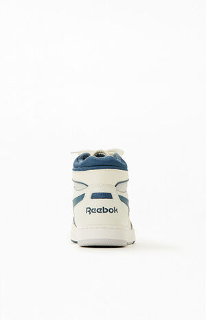 White & Blue BB4000 II Mid Basketball Shoes image number 3