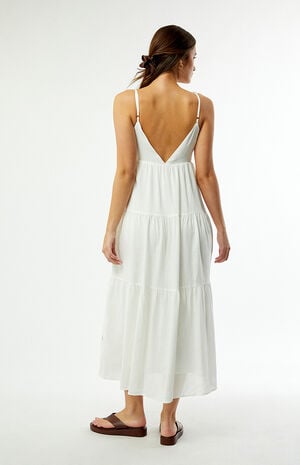 Classic Tiered Midi Dress image number 4