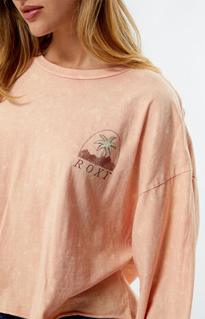 Palm Arcana Cropped Oversized Long Sleeve T-Shirt image number 2