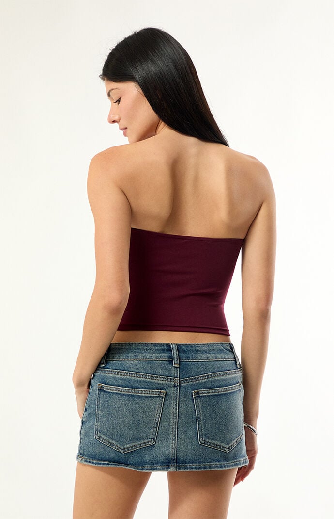 Edikted Rusana Swirl Cutout Strap Top
