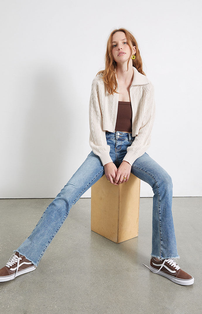 La hearts cable stitch cardigan hotsell
