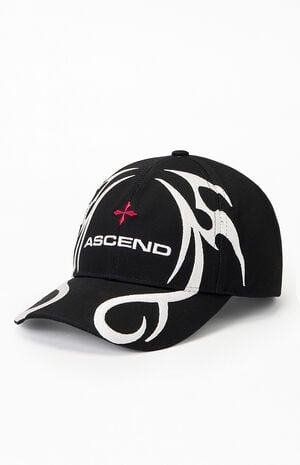 Black Ascend Logo Snapback Hat image number 4