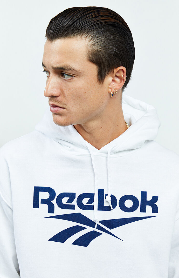 White Vector Hoodie