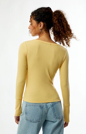 Payton Long Sleeve Henley Top image number 5