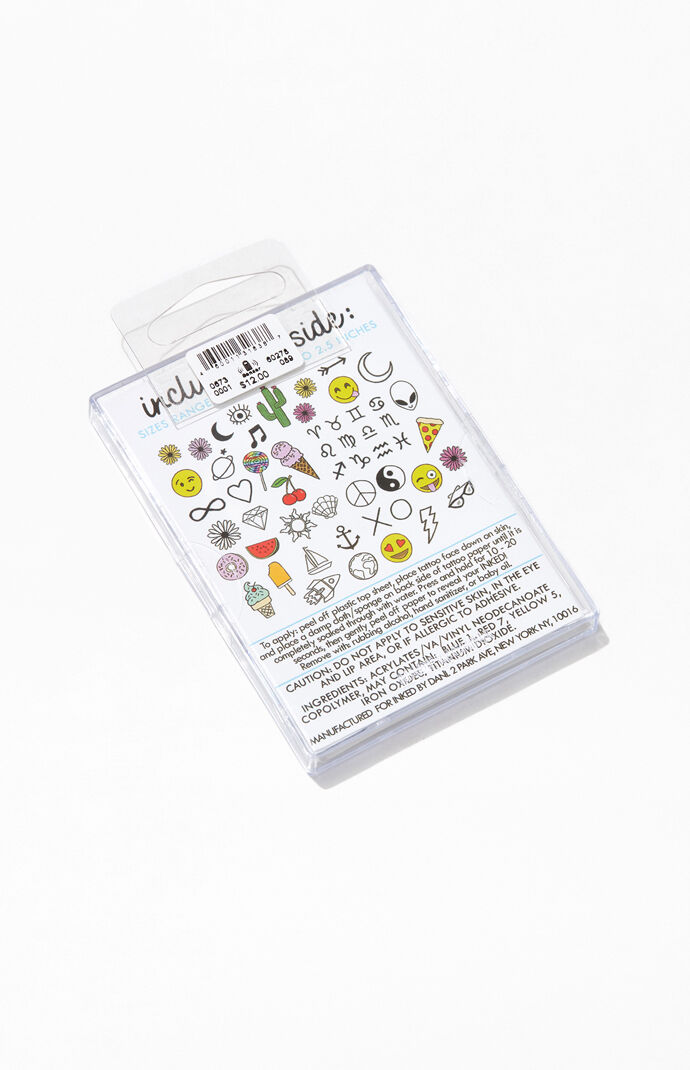 Mini Temporary Tattoo Pack