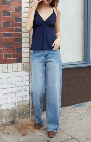 Navy Edith Tank Top image number 4