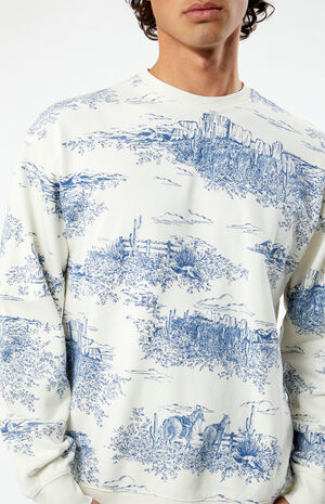 Relaxed Graphic Crew Neck Sweatshirt image number 2
