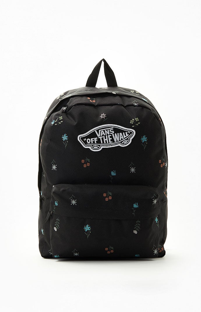 Vans flowers backpack store