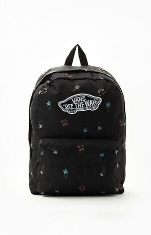 Absorber Presentador correr Vans Black Floral Realm Backpack | PacSun