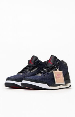 3 x Levi's Retro Denim Blue Shoes image number 2