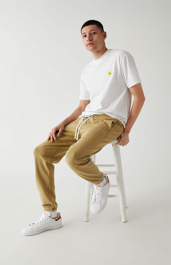 Tan Fleece Sweatpants