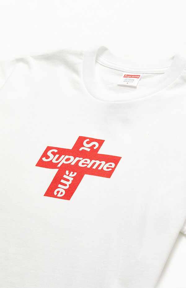 Ondartet Skrive ud elleve Supreme Cross Box Logo T-Shirt | PacSun