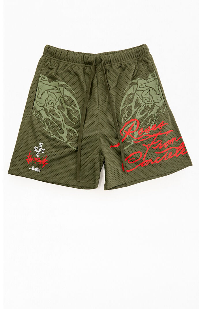 Civil We Came From Concrete Mesh Shorts