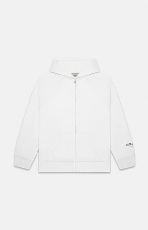 White essential hoodie Clearance