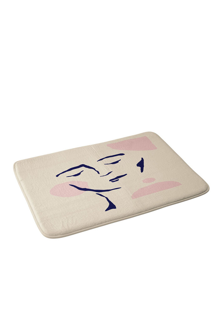 Peaceful Girl Memory Foam Bath Mat