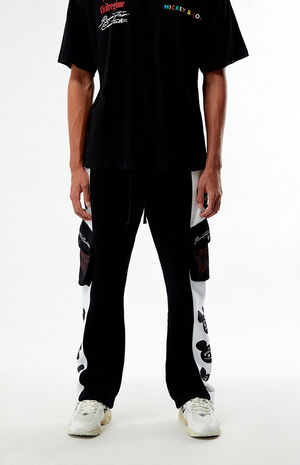 x Mickey Mouse Wide Leg Cargo Sweatpants image number 3
