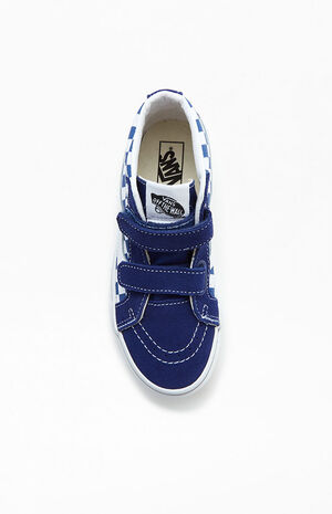 Kids Blue Sk8-Mid Reissue V Shoes image number 5