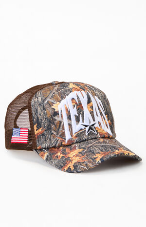 x Pacsun United States Grand Prix 2025 Austin Texas Camo Trucker Hat image number 3
