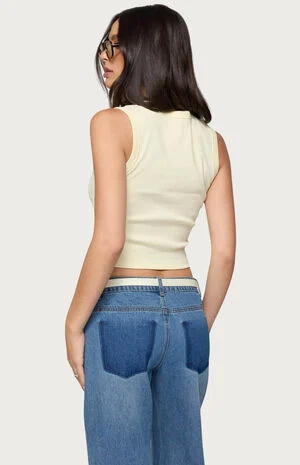 Basel Button Up Tank Top image number 3