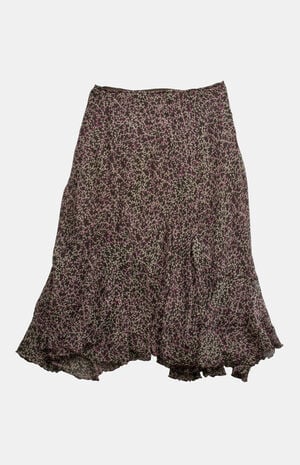 '90s Black Midi Skirt image number 1