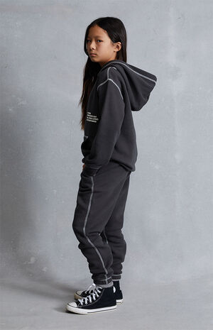 Kids Eco Contrast Thread Heritage Hoodie image number 2