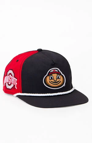 Ohio State Buckeyes Nylon Golfer Snapback Hat image number 1