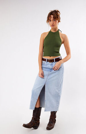 Stella Halter Sweater Top image number 3