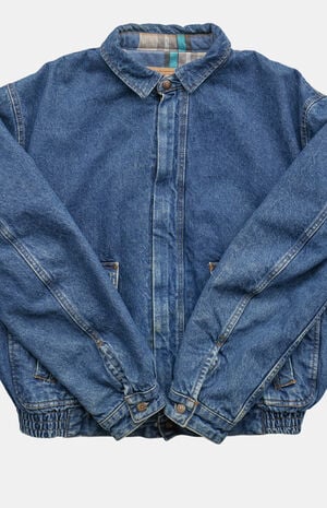 '90s Bomber Jean Jacket image number 2