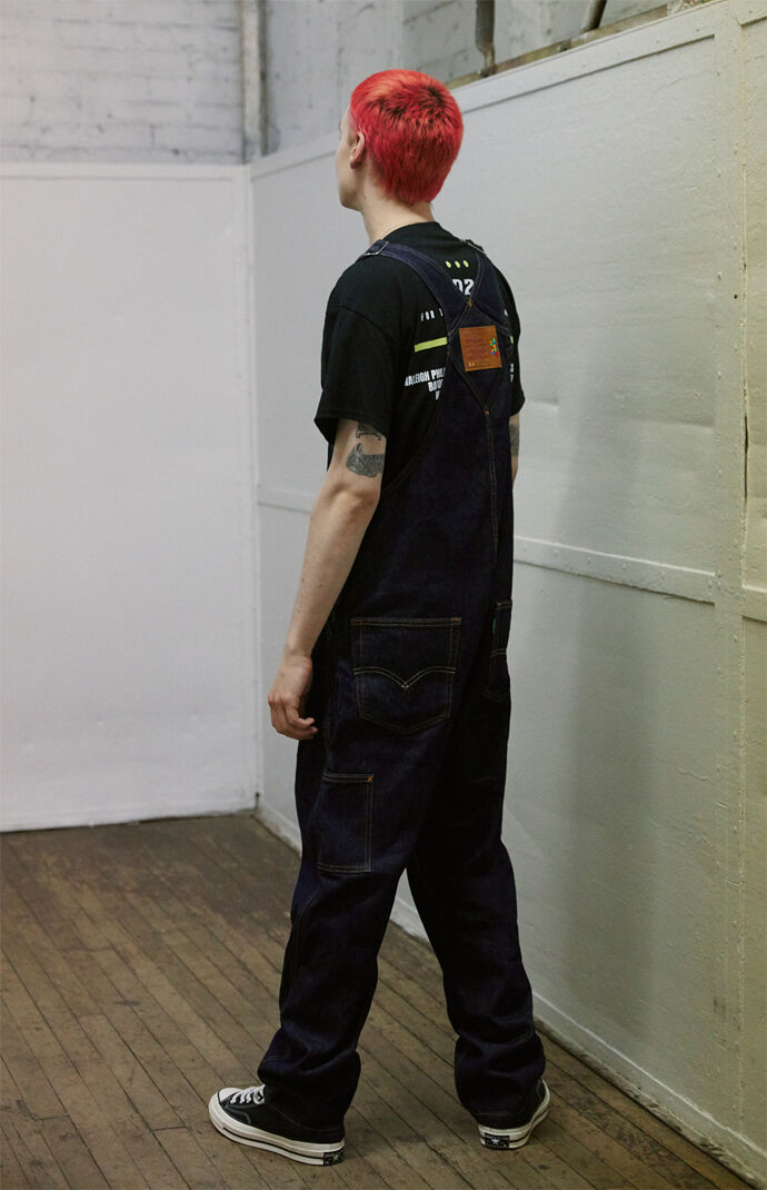 x Super Mario Bros Mario Denim Overalls