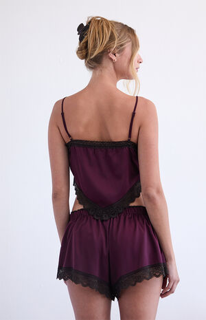 Lace Pajama Shorts image number 4