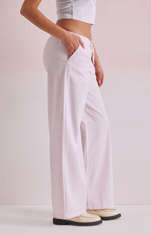 Linen Pull-On Pants image number 2