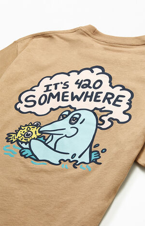 It's 420 Somewhere T-Shirt It's 420 Somewhere T-Shirt image number null
