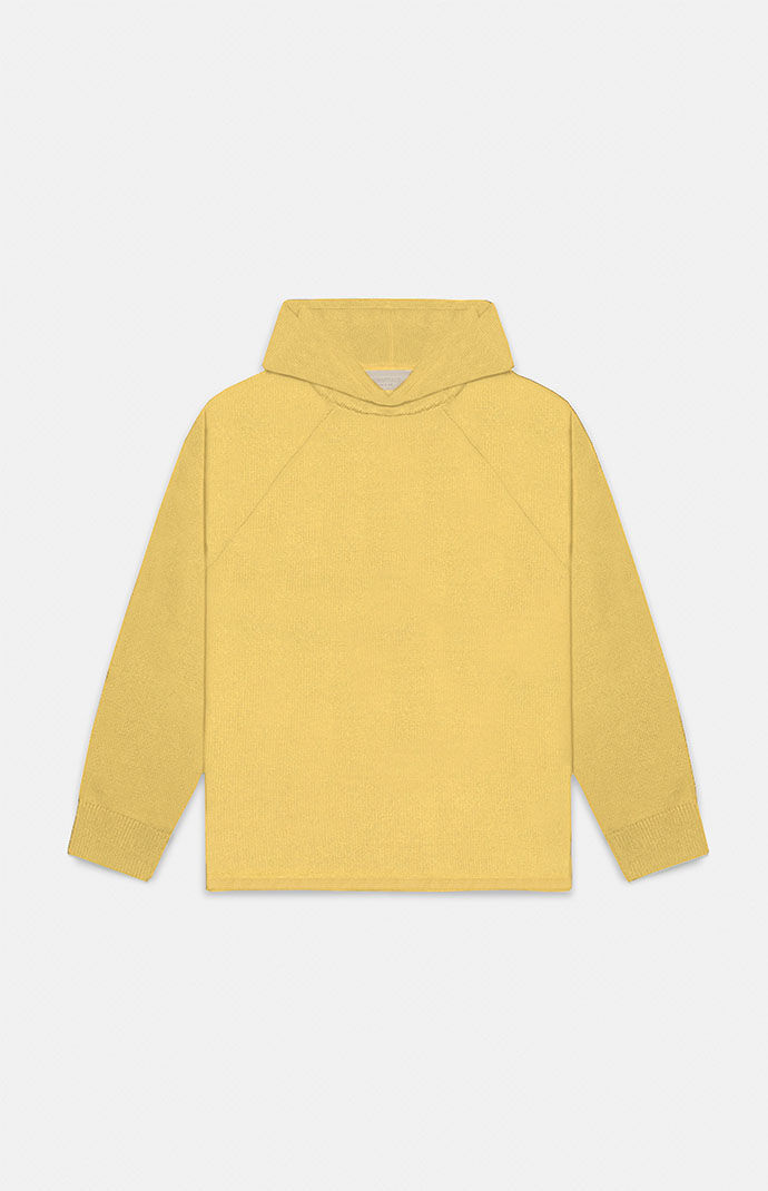 Kids Fear of God Light Tuscan Knit Hoodie