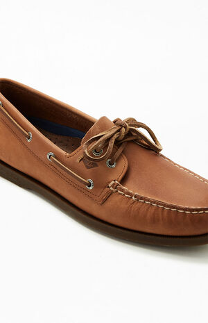 Tan Original 2-Eye Boat Shoes image number 6