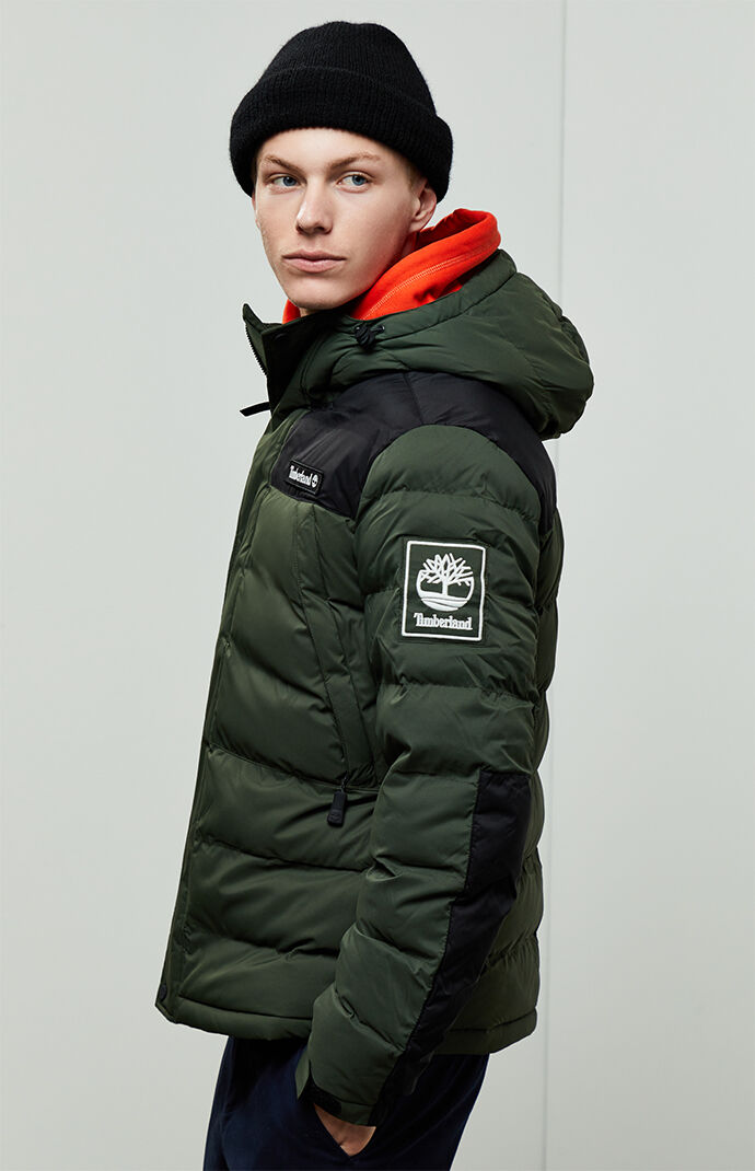 timberland puffer jacket women's