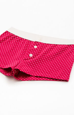 Red Polka Dot Boy Short Underwear image number 2