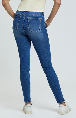 Trooper Blue High Waisted Jeggings image number 4