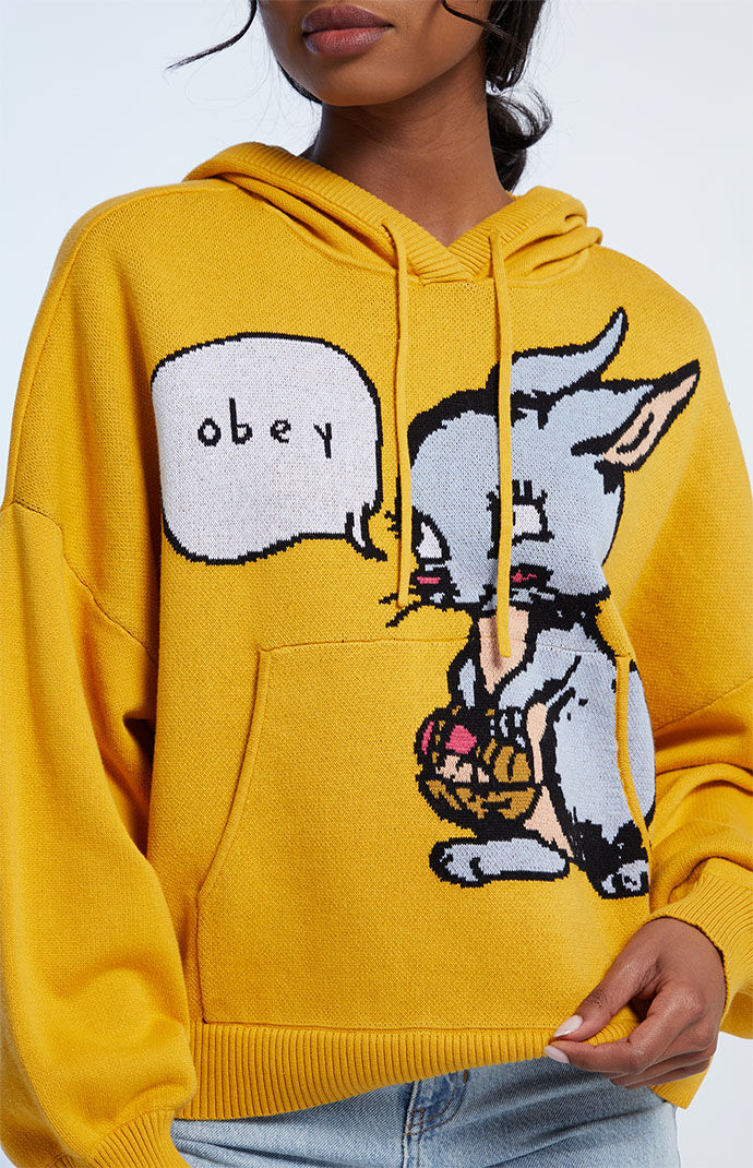 Obey hotsell yellow sweater