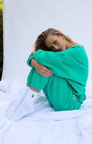 By PacSun Bunny Crew Socks image number 1