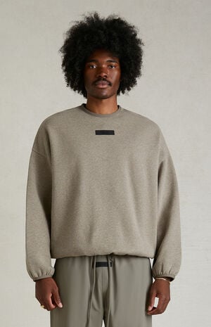 Heather Grey Crew Neck Sweatshirt image number 2