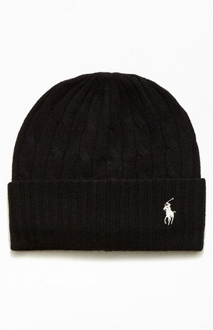 Wool Cable Knit Cuff Beanie image number 1