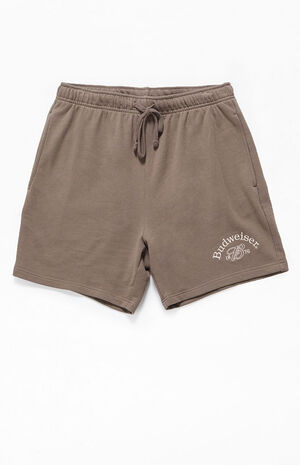 By PacSun Brown Terry Sweat Shorts image number 1