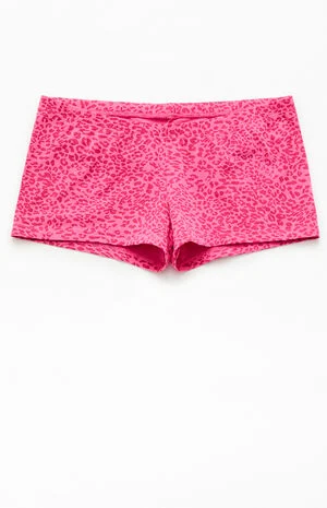 Pink Leopard Boxer Boyshorts image number 1