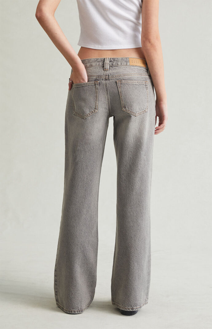 Pacsun Charlie Low Rise Baggy Bootcut Jeans Gray | Pacsun