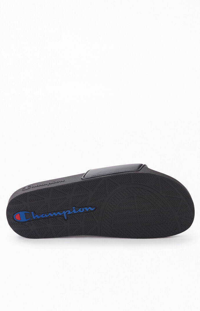Black IPO Slide Sandals