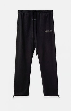 Jet Black Fleece Relaxed Sweatpants