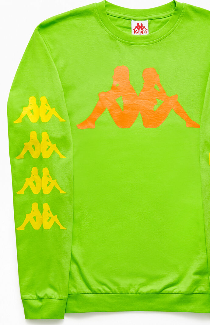 neon green kappa shirt