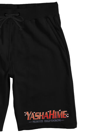 Yashahime Anime Logo Sweat Shorts image number 2