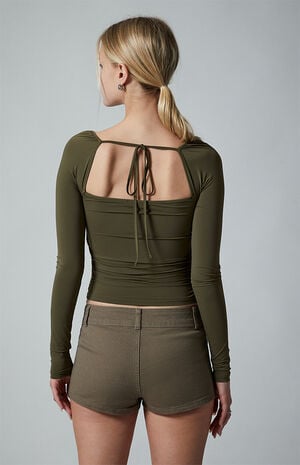 Twill Low Rise Shorts image number 5